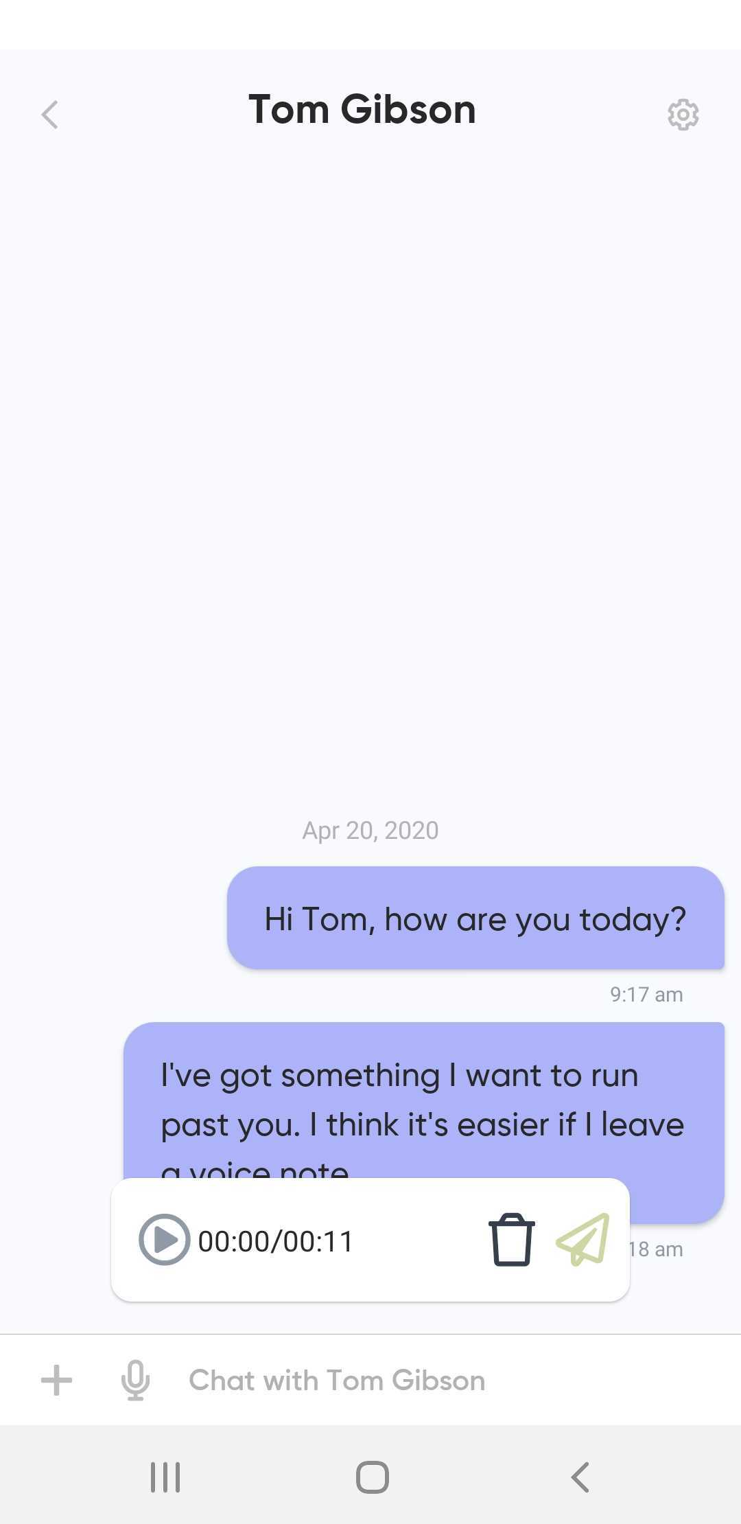 How to send a Voice Note (App) – My PT Hub